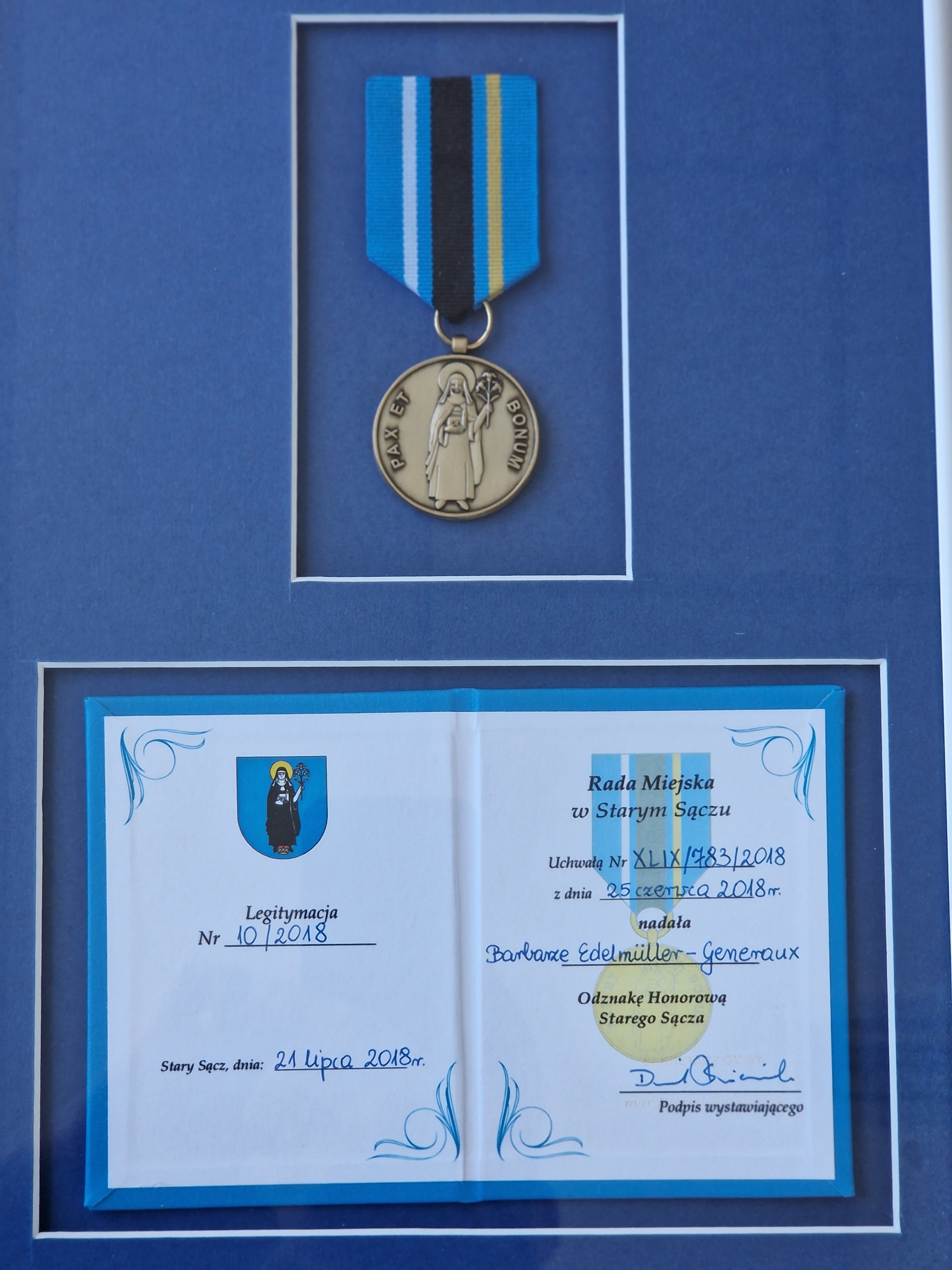 Odznaka Honorowa Starego Sącza.